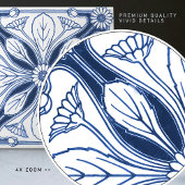 Dutch Delft Blue Daisy Repro Backsplash Küche Fliese