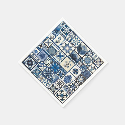 Dutch Delft Serviette (Ecke)