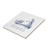 Dutch Delft Wilhelm Busch Inspirierte spielerische Fliese (Seite)