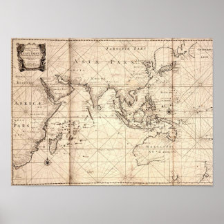 "Dutch East India Company" (VOC) Trade Zone Poster