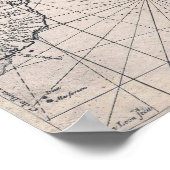 Dutch East Indies 1689 - SEHR hohe Auflösung. Poster (Ecke)