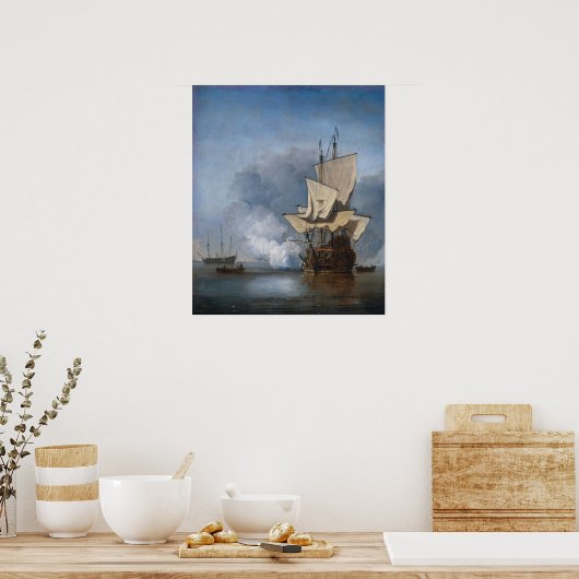 Dutch Frigate Poster (Küche)