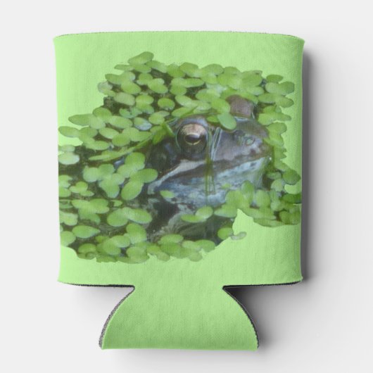 Dutch Frog Face mit Duckweed Can Cooler Dosenkühler (Rückseite)