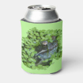 Dutch Frog Face mit Duckweed Can Cooler Dosenkühler (Kanne Rückseite)