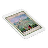 Dutch Garden, 1650 (mit Papier) Magnet (Rechte Seite)