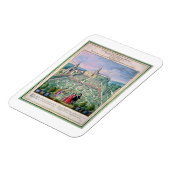 Dutch Garden, 1650 (mit Papier) Magnet (Linke Seite)