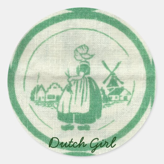 Dutch Girl Stickers (Vorderseite)