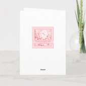 Dutch Happy Mother Day Rose Card Karte (Rückseite)