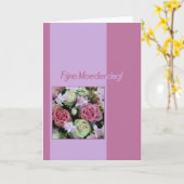 Dutch Happy Mother Day Rose Card Karte (Gelbe Blume)