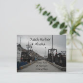 Dutch Harbour Spit Dock Postkarte (Stehend Vorderseite)