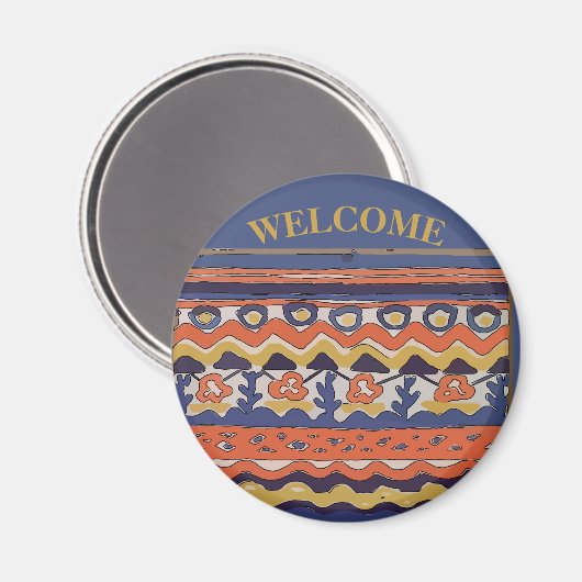 Dutch Hex Welcome Colors Magnet (Vorderseite/Rückseite)