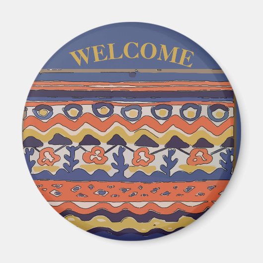 Dutch Hex Welcome Colors Magnet (Vorne)