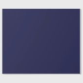 Dutch Indigo Blue #0F0F3F Wrapping Paper Geschenkpapier (Flach)