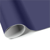 Dutch Indigo Blue #0F0F3F Wrapping Paper Geschenkpapier (Rolleneckpunkt)