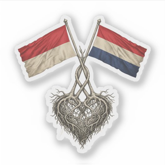 Dutch Indonesian Aufkleber (Vorderseite)
