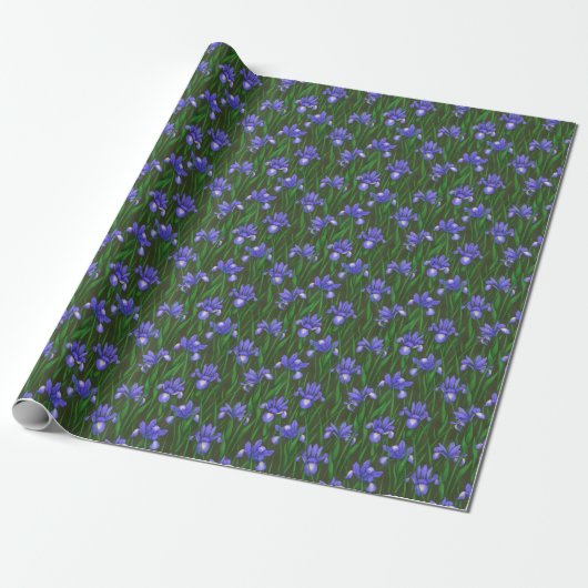Dutch Iris Geschenkpapier (Ungerollt)