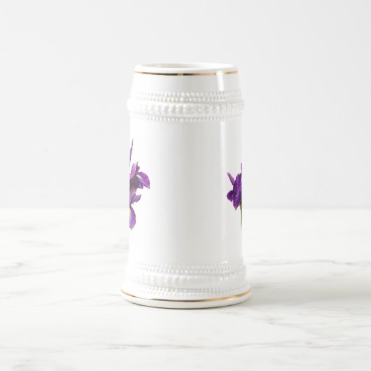 Dutch Iris Lila Sensation Bierglas (Mittel)