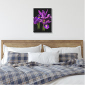 Dutch Iris Purple Sensation Leinwanddruck (Insitu (Schlafzimmer))