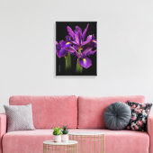 Dutch Iris Purple Sensation Leinwanddruck (Insitu (Wohnzimmer))