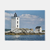 Dutch Island Lighthouse, Rhode Island Door Mat Fußmatte (Vorderseite)