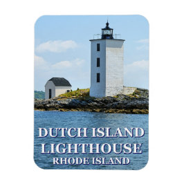 Dutch Island Lighthouse, Rhode Island Foto Magnet