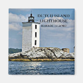 Dutch Island Lighthouse, Rhode Island Magnet (Vorne)