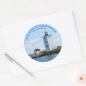 Dutch Island Lighthouse, RI Round Sticker (Umschlag)