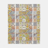 Dutch Keramik Tiles Fleecedecke (Vorderseite)