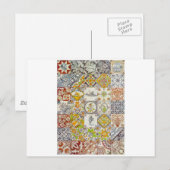 Dutch Keramik Tiles Postkarte (Vorne/Hinten)