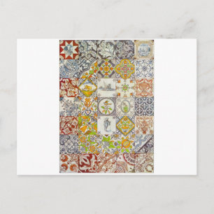 Dutch Keramik Tiles Postkarte
