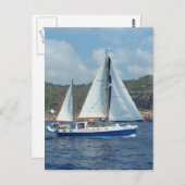 Dutch Ketch Francesca Postkarte (Vorne/Hinten)