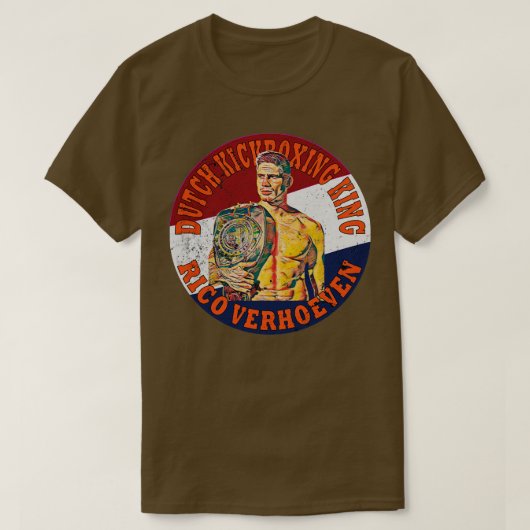 Dutch Kickboxing King Rico Verhoeven T-Shirt (Design vorne)