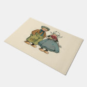 Dutch Kids Door Mat Fußmatte (Schrägansicht)