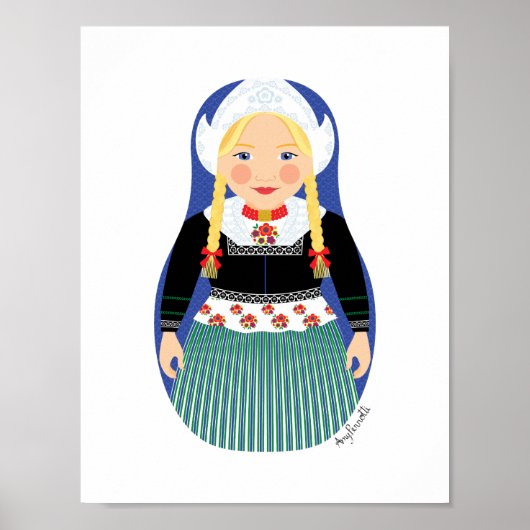 Dutch Matryoshka Poster (Vorne)
