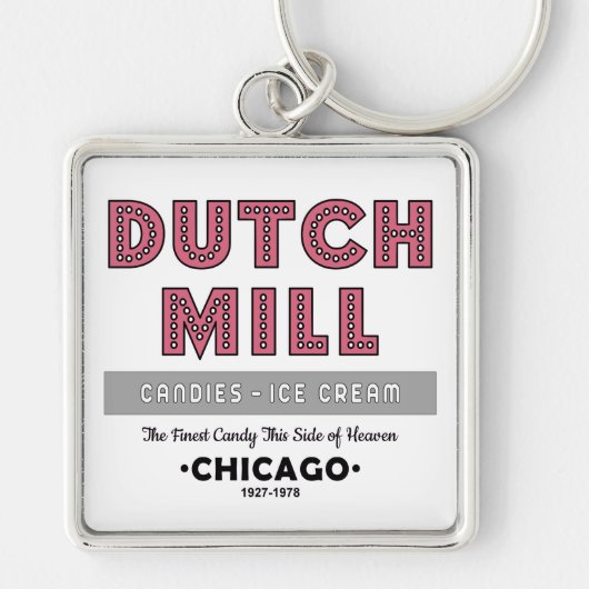 Dutch Mill Candy Company, Chicago, IL Schlüsselanhänger (Vorne)