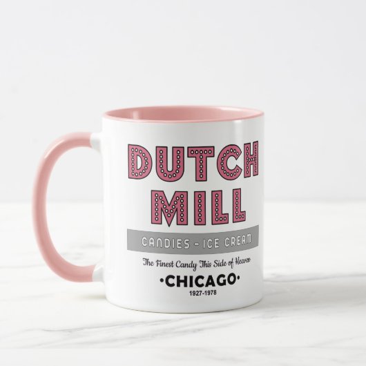 Dutch Mill Candy Company, Chicago, IL Tasse (Links)