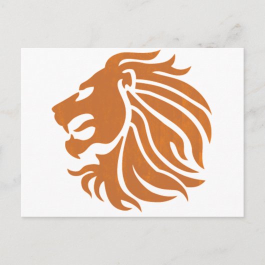 Dutch Modern Lion Postkarte (Vorderseite)