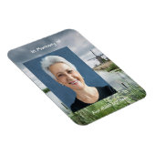Dutch Netherlands windmill  Memorial Keepsake  Magnet (Rechte Seite)