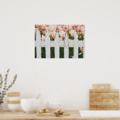 Dutch Pink Tulip Garten Poster (Küche)