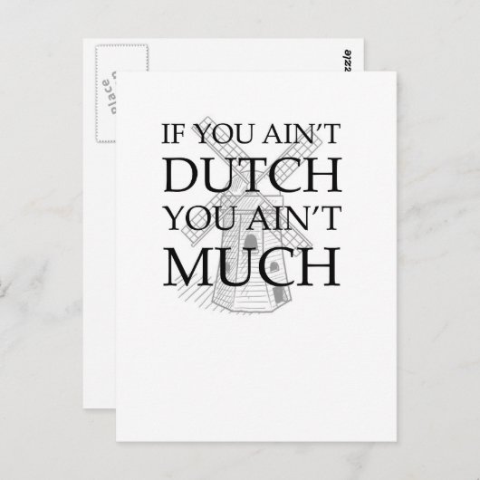 Dutch Pride Gear Postkarte (Vorne/Hinten)