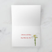 Dutch Red Tulip Karte (Innenseite)