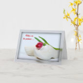 Dutch Red Tulip Karte (Gelbe Blume)