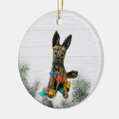 Dutch Shepherd Dog Weihnachtsschmuck (Links)