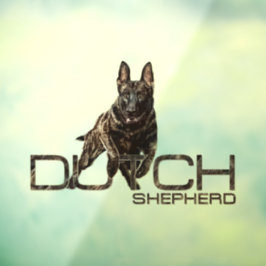Dutch Shepherd - Hollandse Herdershond Fensteraufkleber