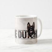 Dutch Shepherd - Hollandse Herdershond Kaffeetasse (VorderseiteRechts)