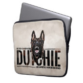 Dutch Shepherd - Hollandse Herdershond Laptopschutzhülle (Vorderseite Links)