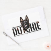 Dutch Shepherd - Hollandse Herdershond Rechteckiger Aufkleber (Umschlag)