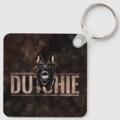 Dutch Shepherd - Hollandse Herdershond Schlüsselanhänger (Rückseite)