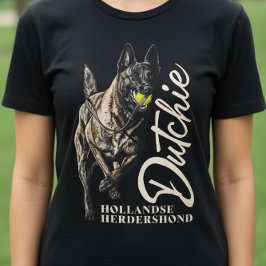 Dutch Shepherd -Hollandse Herdershond Tri-Blend Shirt