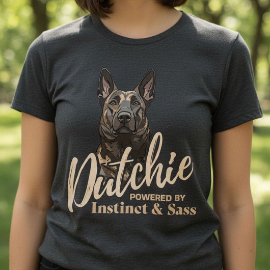 Dutch Shepherd -Hollandse Herdershond Tri-Blend Shirt